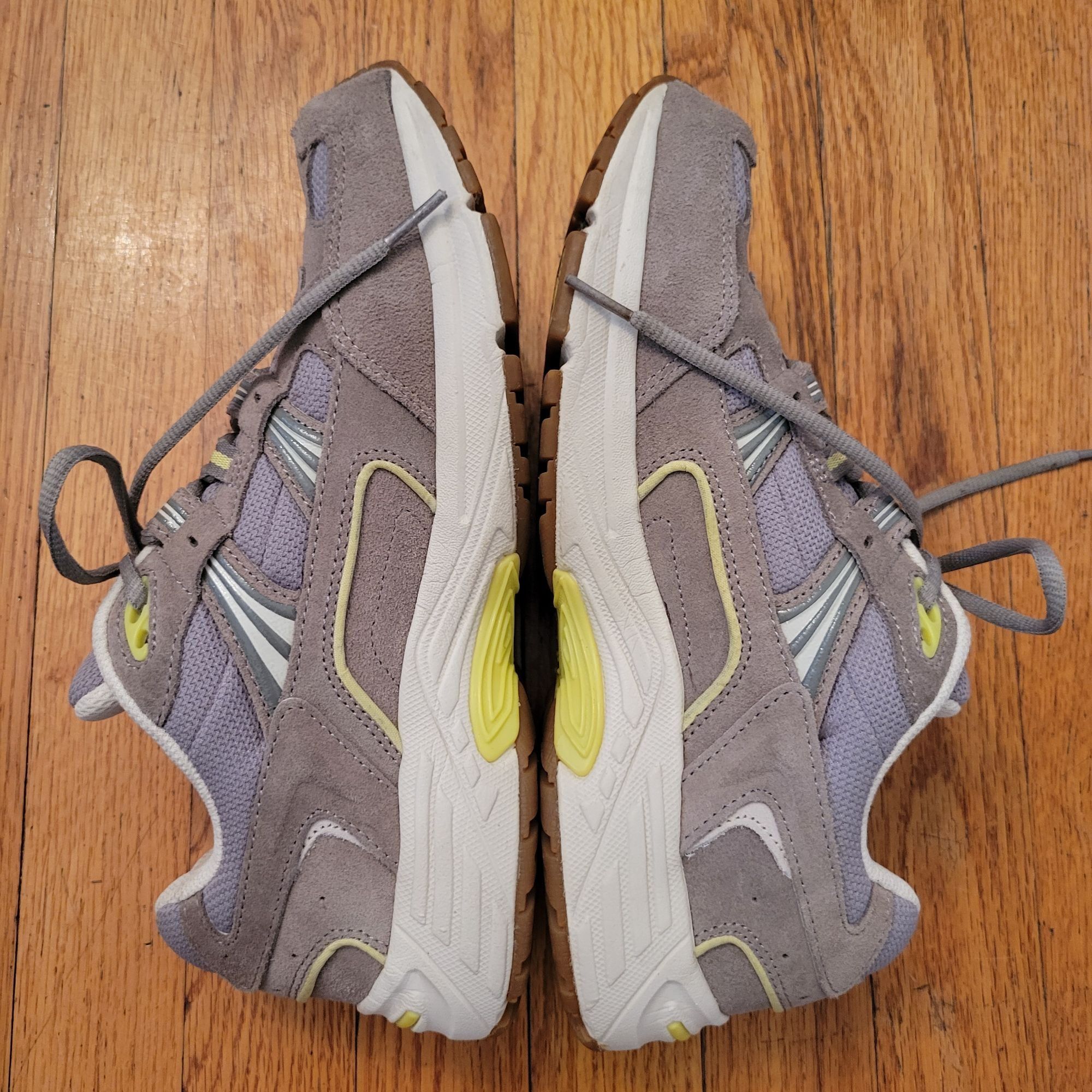 Vionic Vionic Athletic Shoes 9.5W Gray Brown Yellow Mesh Suede Snea Size US 9.5 / IT 39.5 - 5 Thumbnail
