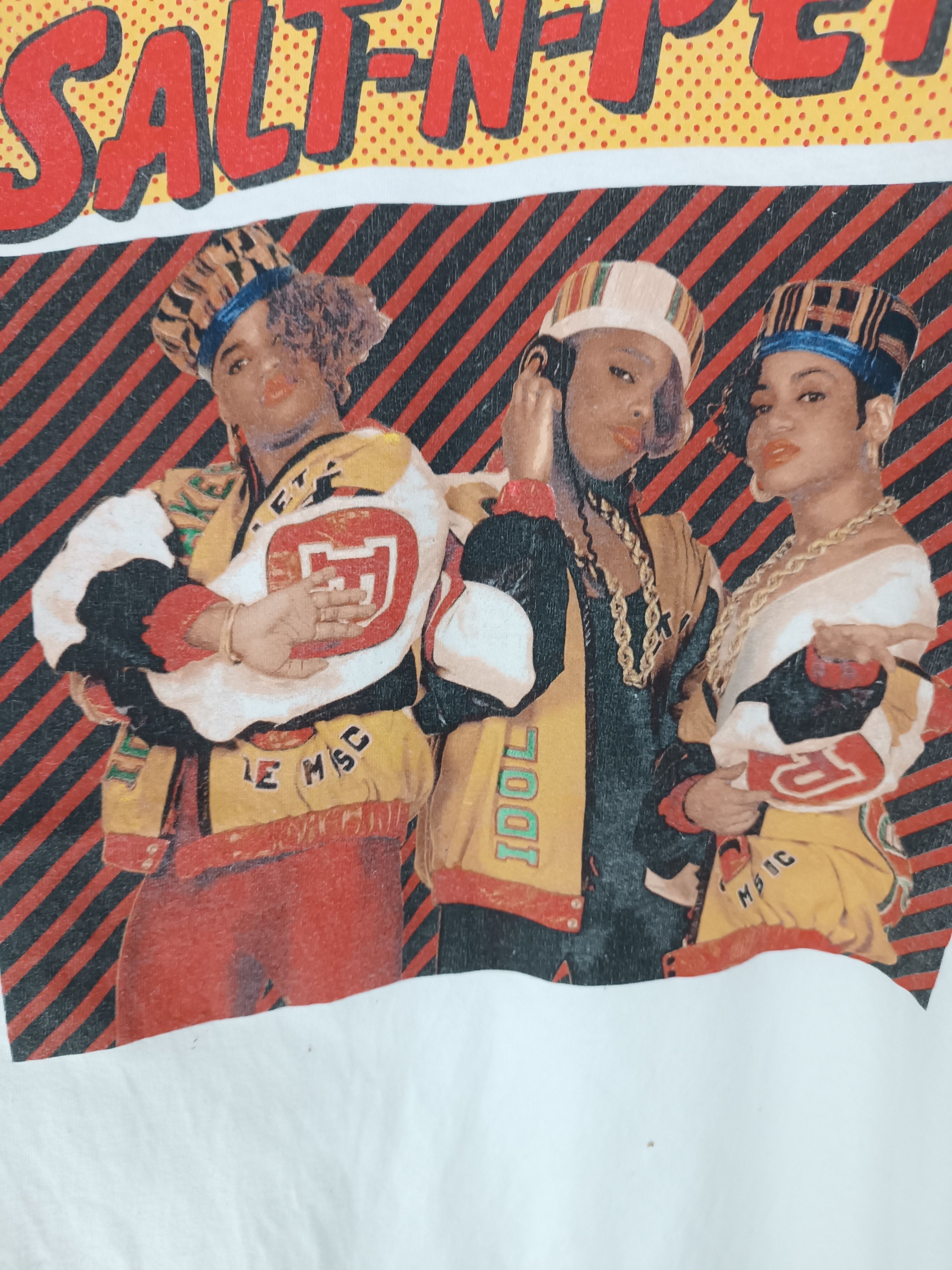 Rap Tees VINTAGE SALT N PEPA RAP HIP HOP TEE TLC MISSY SNOOP Size US L / EU 52-54 / 3 - 12 Thumbnail