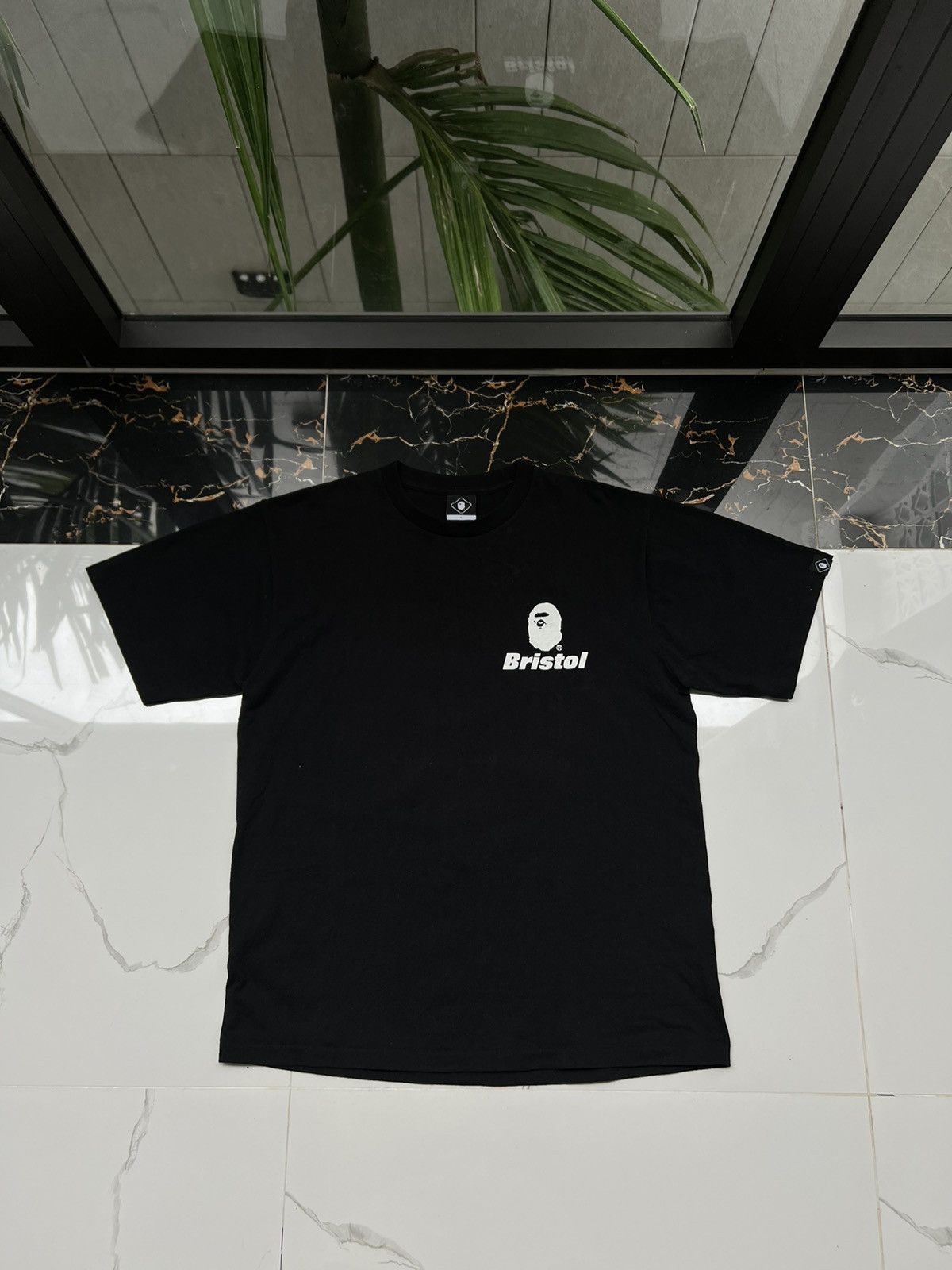 Bape × F.C. Real Bristol A BATHING APE FC BRISTOL BAPE TEE RARE