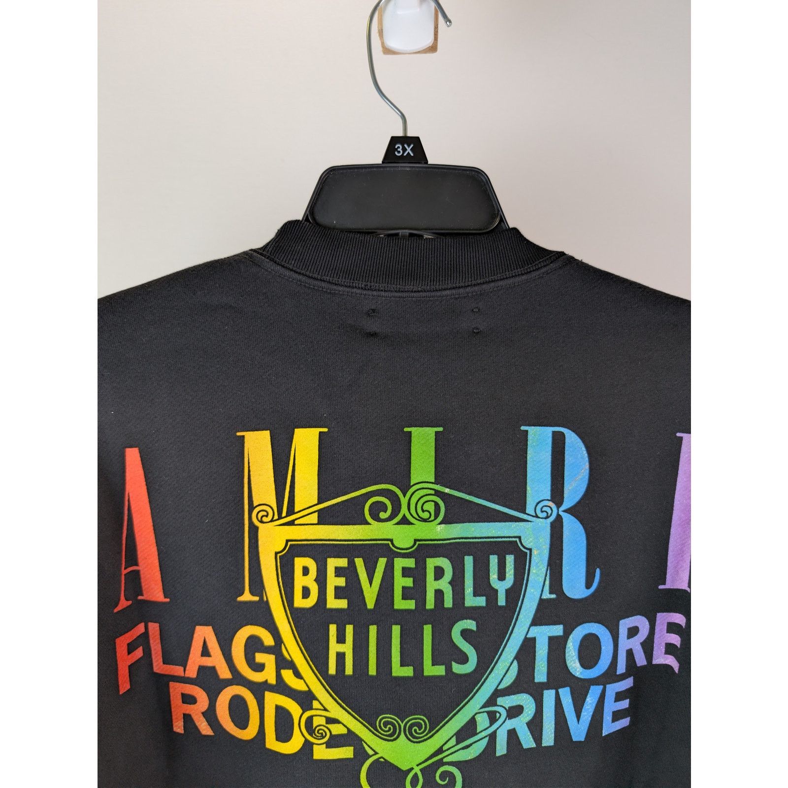 Amiri o1rshd1 Amiri Beverly Hills Crewneck Sweatshirt in Black Size US L / EU 52-54 / 3 - 16 Thumbnail