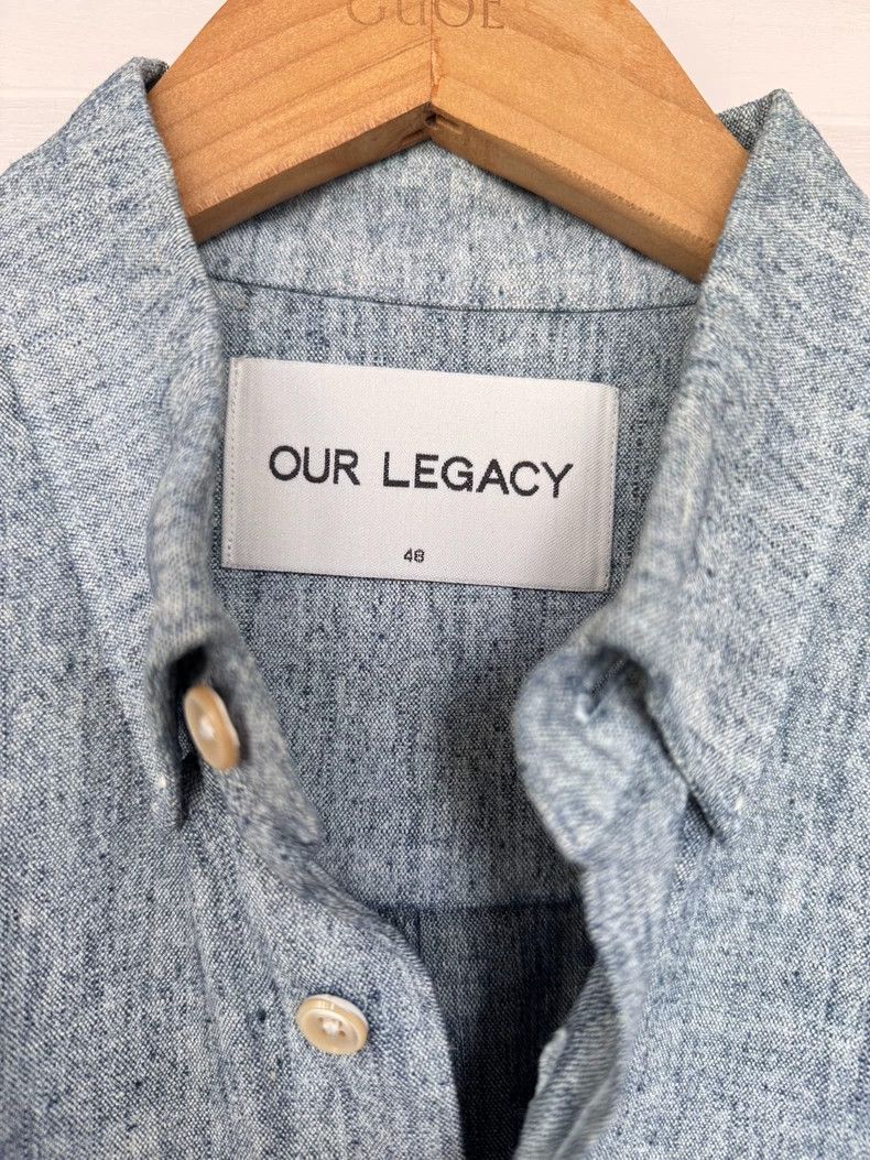 Our Legacy our legacy size 48 Washed blue long-sleeved shirt 2502-Nex Size US M / EU 48-50 / 2 - 4 Thumbnail
