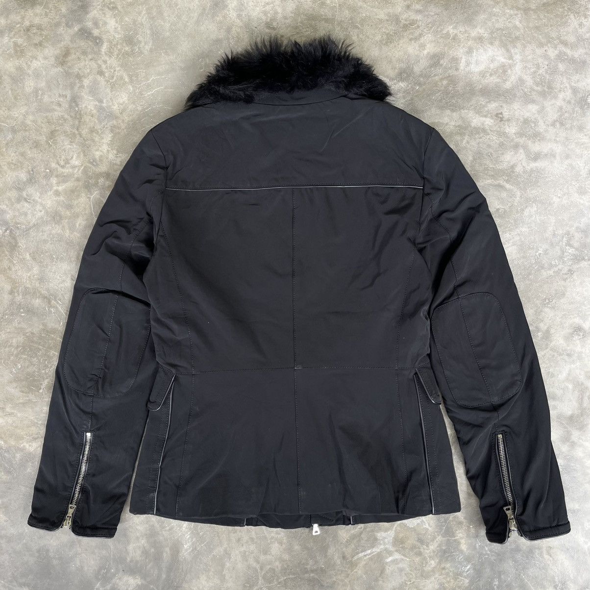 Prada Luxury Prada Neck Fur Nylon Jacket Size S / US 4 / IT 40 - 2 Thumbnail