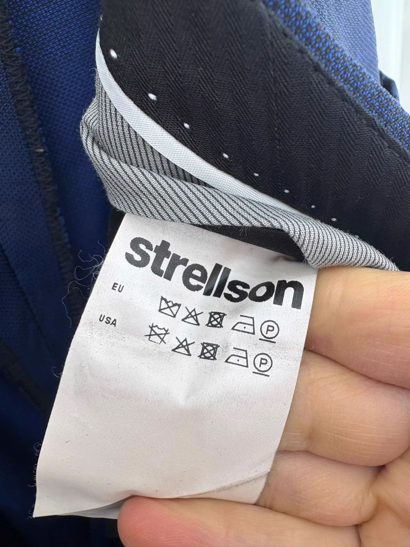 Strellson Strellson Men's Navy Thin Suit Pants K29 Size US 38 / EU 54 - 3 Thumbnail