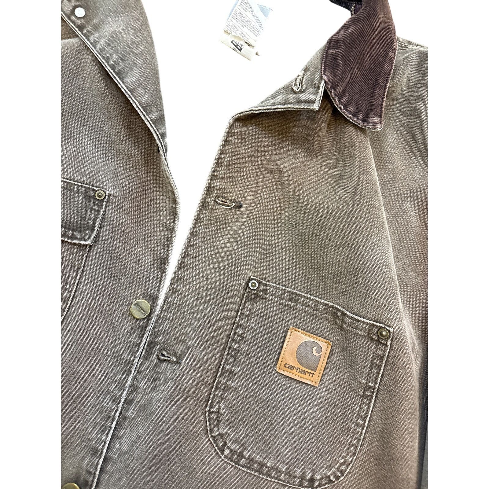 Carhartt Y2K Carhartt C02CHT jacket faded brown duck canvas blanket Size US XXL / EU 58 / 5 - 7 Thumbnail