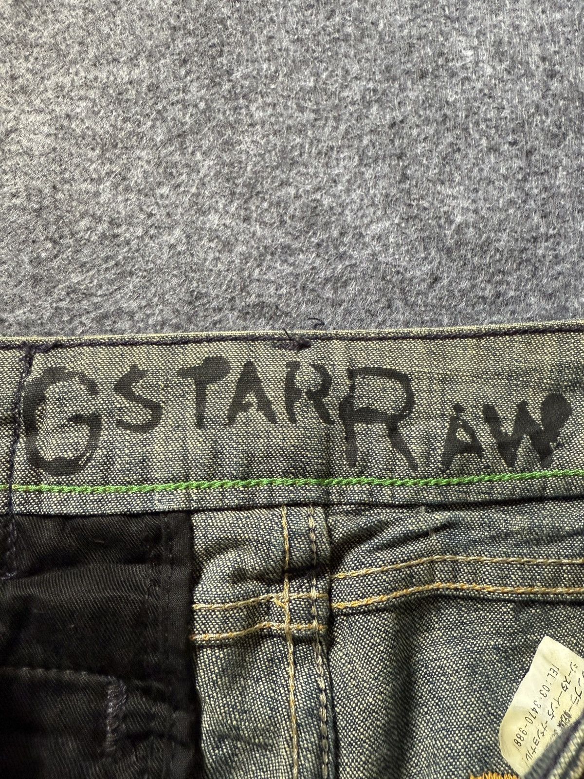 G-Star G Star Raw Para Espana Mud Wash Flare Low Rise Jeans Size US 27 - 23 Thumbnail