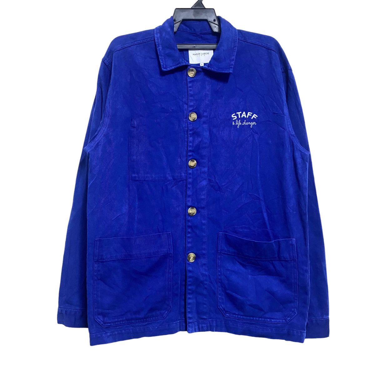 image of Maison Labiche Chore Jacket in Blue, Men's (Size Medium)