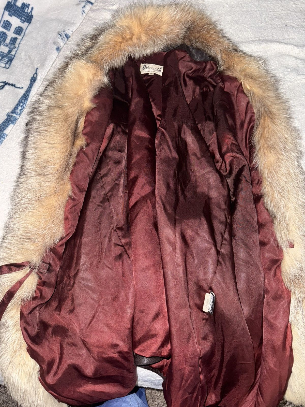 Designer × Japanese Brand × Vintage Damselle Lamb Leather Real Fox Fur Size US M / EU 48-50 / 2 - 5 Thumbnail