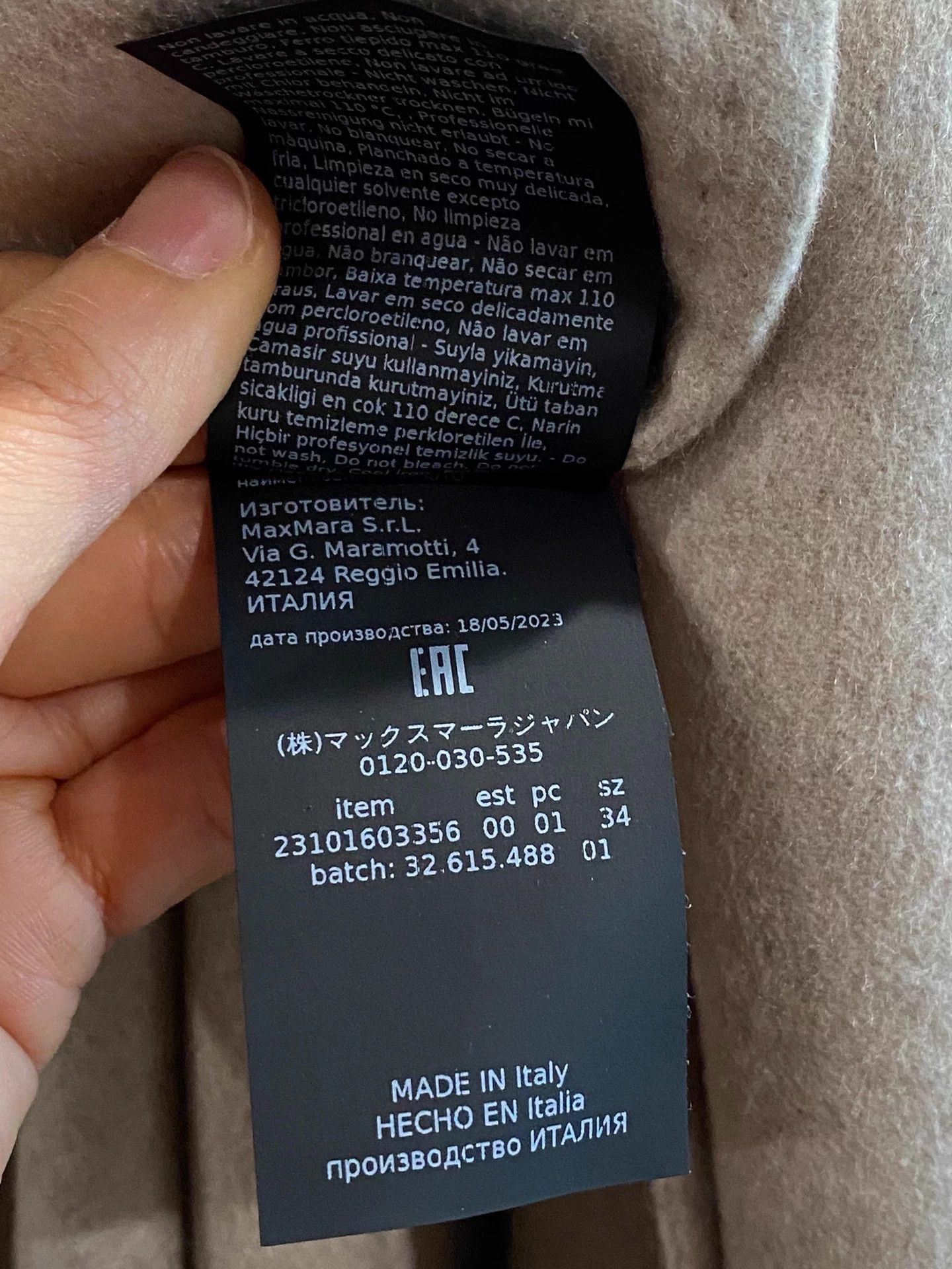 Max Mara Max Mara Atelier Black Label Cashmere Statement Coat 34 Size XS / US 0-2 / IT 36-38 - 5 Thumbnail