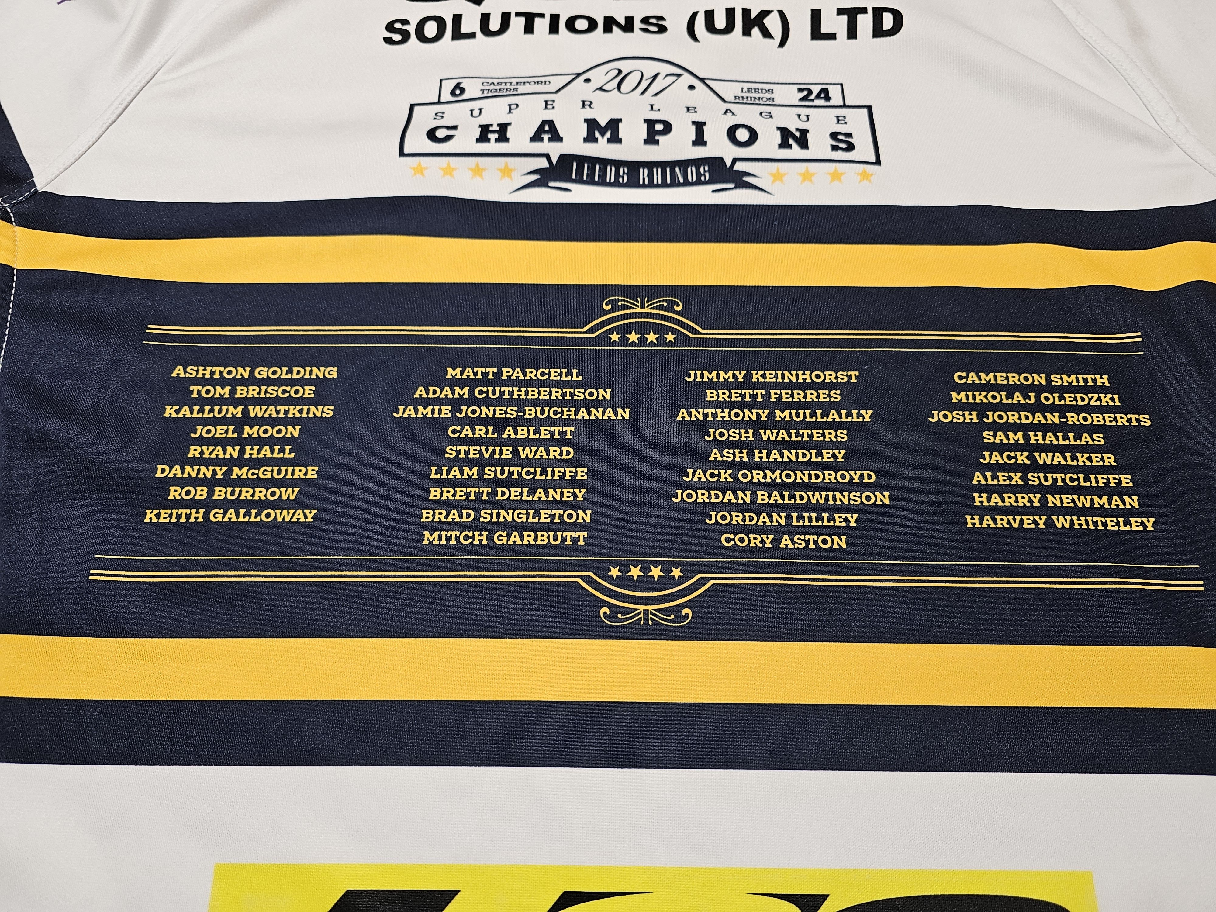 Other LEEDS RHINOS RUGBY JERSEY 2017 GRAND FINAL ENGLAND RUGBY Size US XL / EU 56 / 4 - 9 Thumbnail