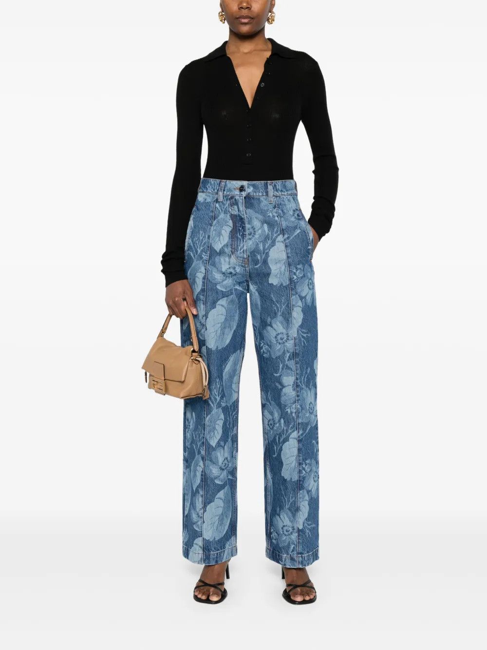 Fendi o1s1wg110526 Jeans in Blue Size 30" / US 8 / IT 44 - 2 Thumbnail