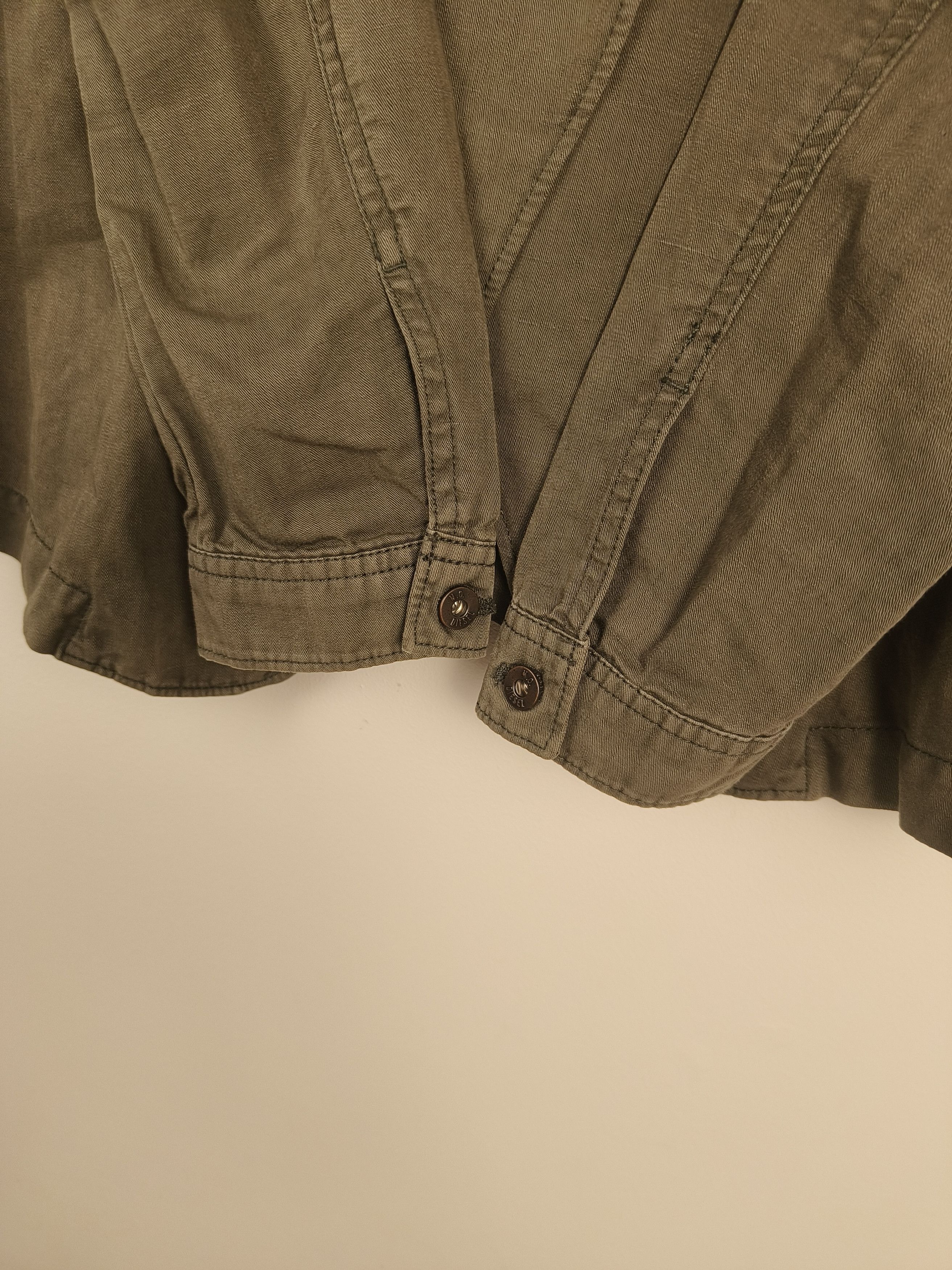 Diesel Diesel Army Inspired Cotton Linen Button Jacket Size M / US 6-8 / IT 42-44 - 4 Thumbnail