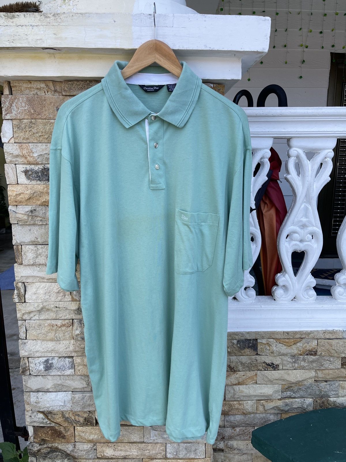 Christian Dior Monsieur Rare🔥Vintage CHRISTIAN DIOR Polo Shirt Size US XXL / EU 58 / 5 - 2 Thumbnail