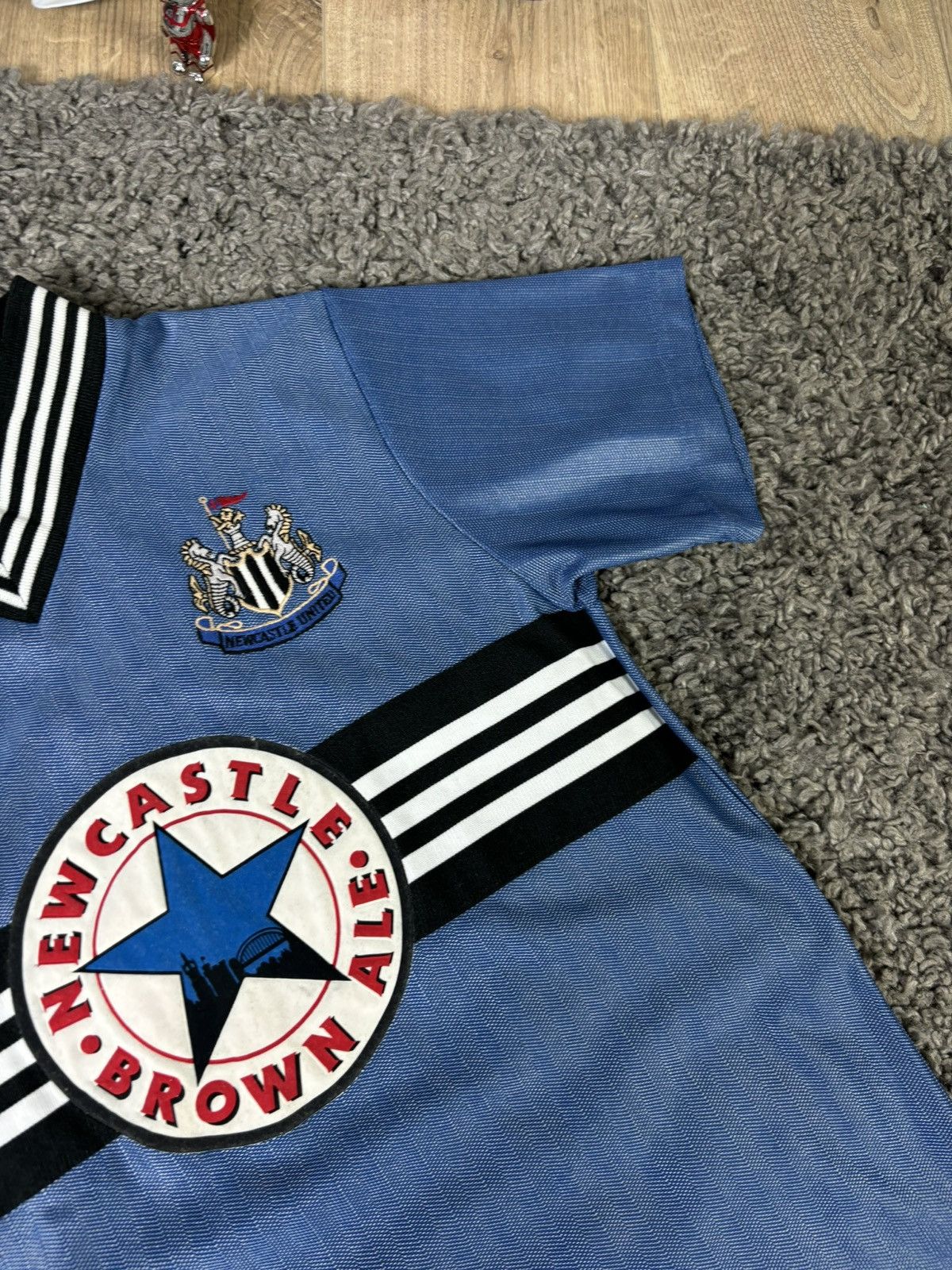 Adidas × Vintage 1996 1997 Newcastle United Adidas Soccer Jersey Size US S / EU 44-46 / 1 - 5 Thumbnail