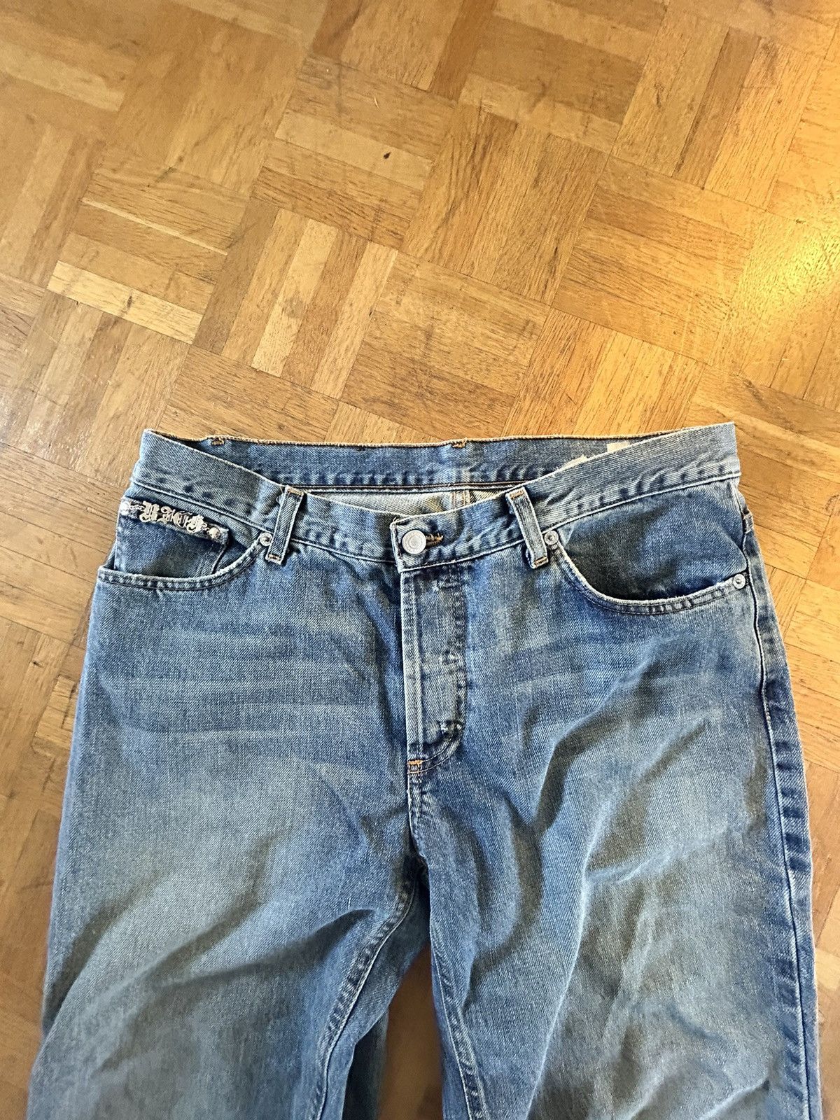 John Richmond John Richmond „RICH“ Pink Flared Denim Size US 32 / EU 48 - 2 Thumbnail