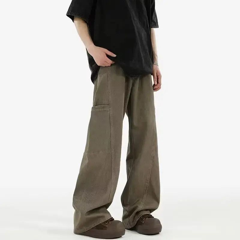 Japanese Brand Retro loose straight leg wide leg jeans Size US 32 / EU 48 - 1 Thumbnail