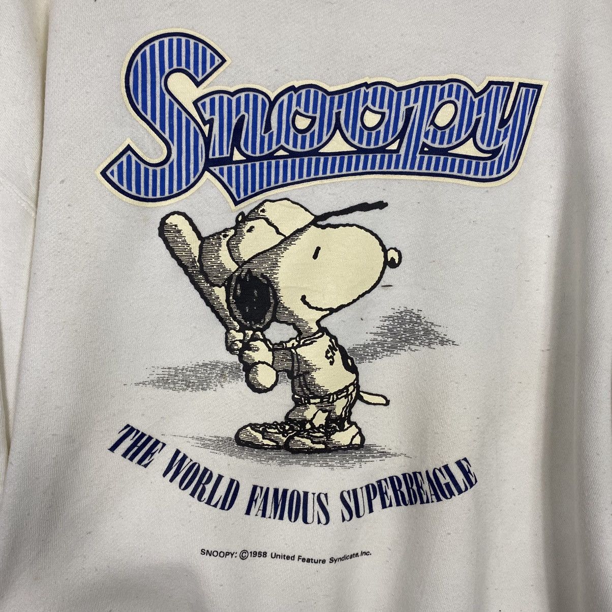 Japanese Brand Vintage Sweatshirt Snoopy Big Logo Size US L / EU 52-54 / 3 - 13 Thumbnail