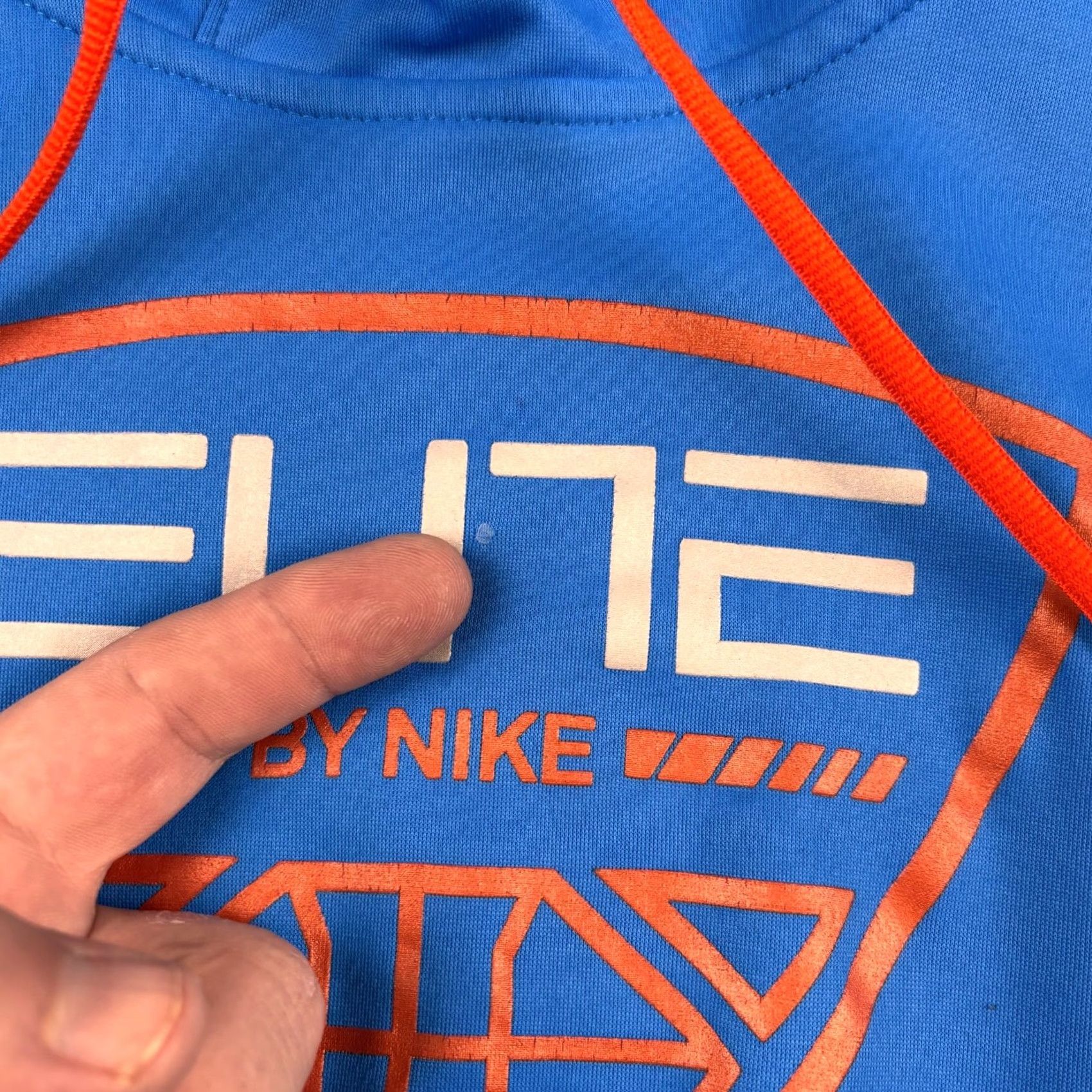 Nike Nike Elite Hoodie Mens M Blue Pullover Sweatshirt Basketball Therma Fit Elite Hooded Lined Moisture Wicking Pockets Logo Regular"] Size US M / EU 48-50 / 2 - 3 Thumbnail