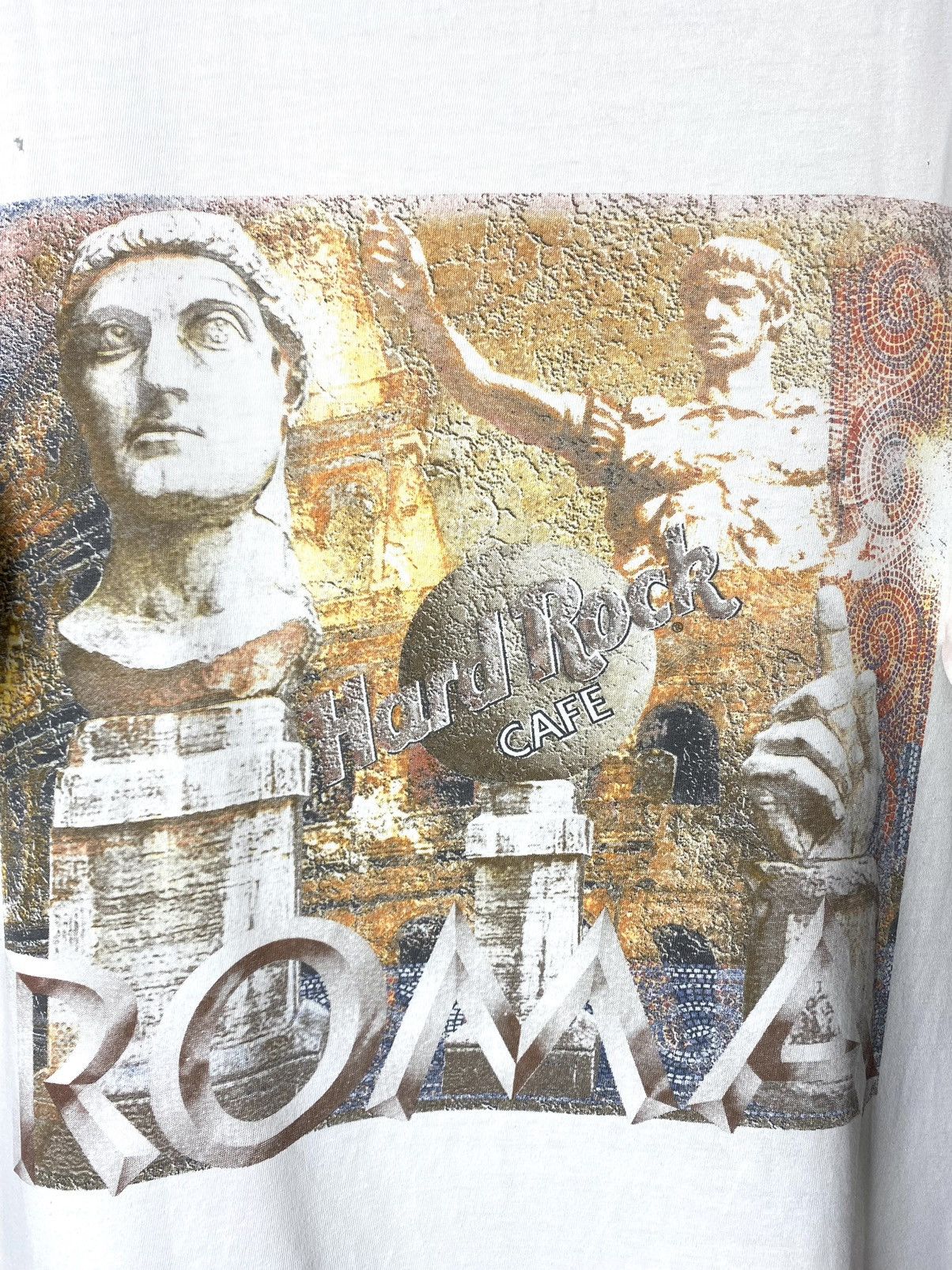 Hard Rock Cafe Vintage 80-90’s Hard Rock Cafe Rome Italy TShirt Size US M / EU 48-50 / 2 - 8 Thumbnail