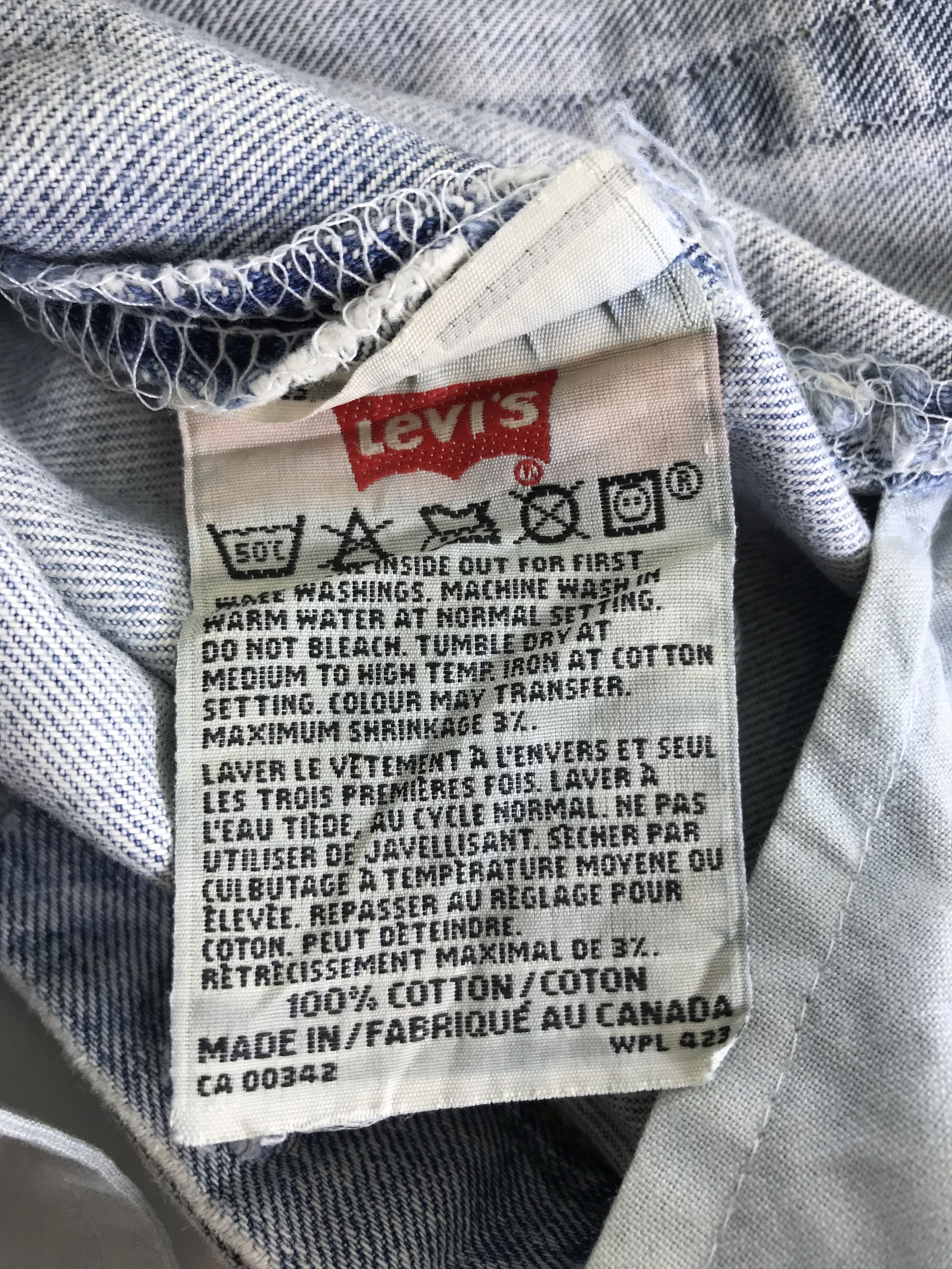 Levi's Vintage 90s Levi's 501 Light Wash Jeans Size US 34 / EU 50 - 12 Thumbnail