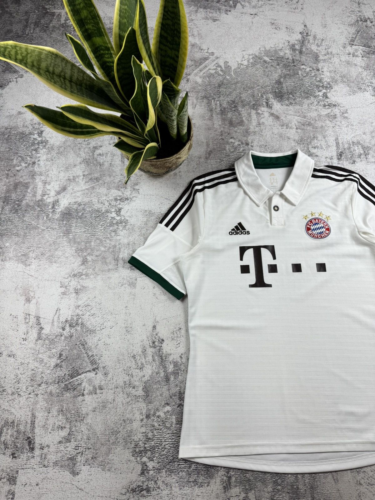Adidas Bayern Munchen 2013 2014 Away Men’s M Adidas White Soccer Football Shirt Jersey Size US M / EU 48-50 / 2 - 2 Thumbnail