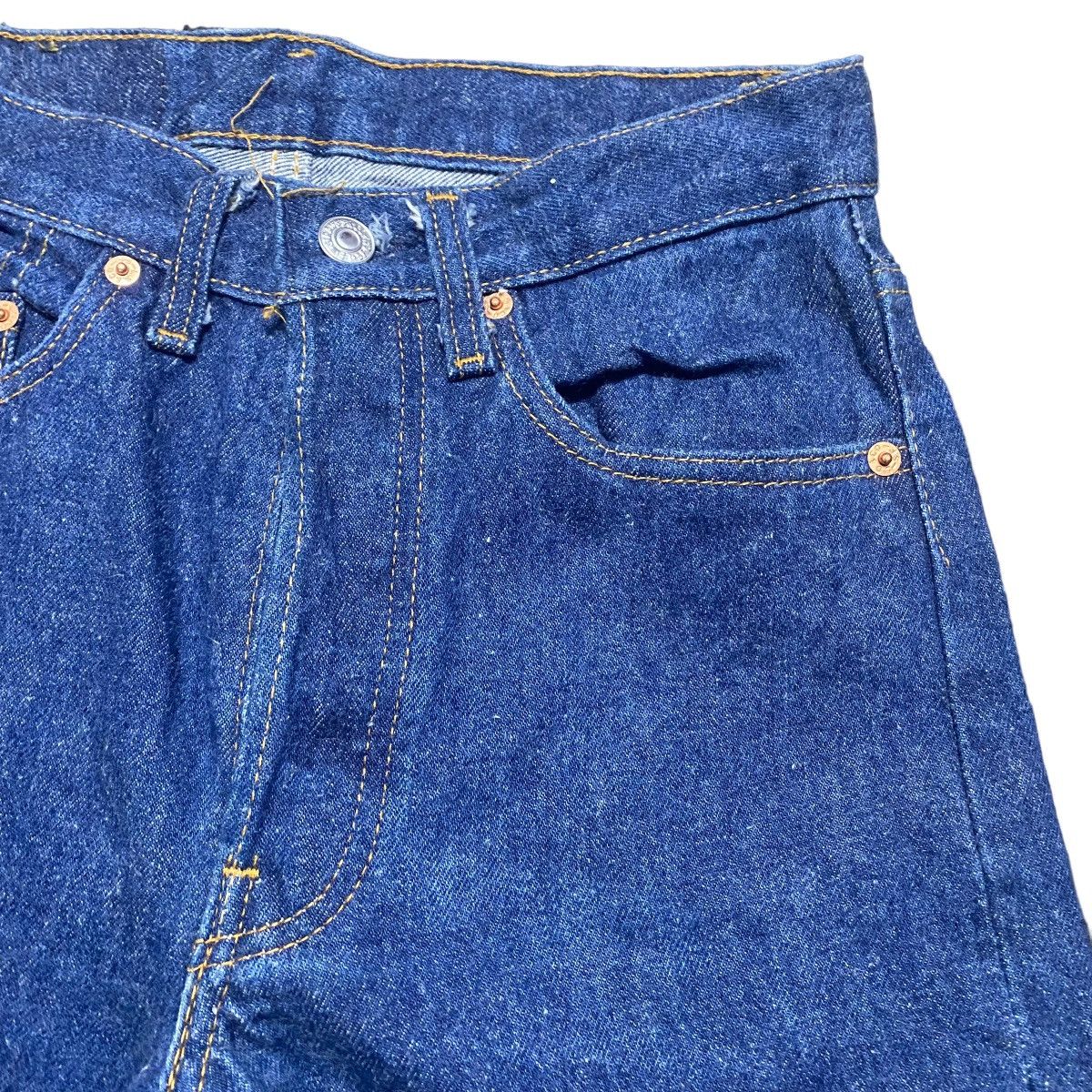 Levi's Vintage 80s Levis 501xx Dark Blue Jeans Size US 26 / EU 42 - 5 Thumbnail