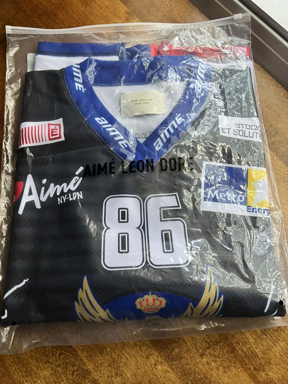 Aime Leon Dore × Vintage Aimé Leon Dore ALD Team Hockey Jersey Black Size US L / EU 52-54 / 3 - 5 Thumbnail