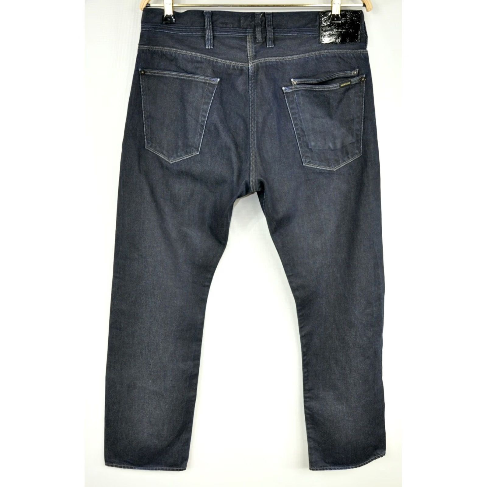 Paul Smith Paul Smith Jeans Button Fly Men Straight Jeans 32R Blue 5-Pocket Denim Cotton Regular Size 32 Mens Straight Leg Jeans Size US 32 / EU 48 - 3 Thumbnail