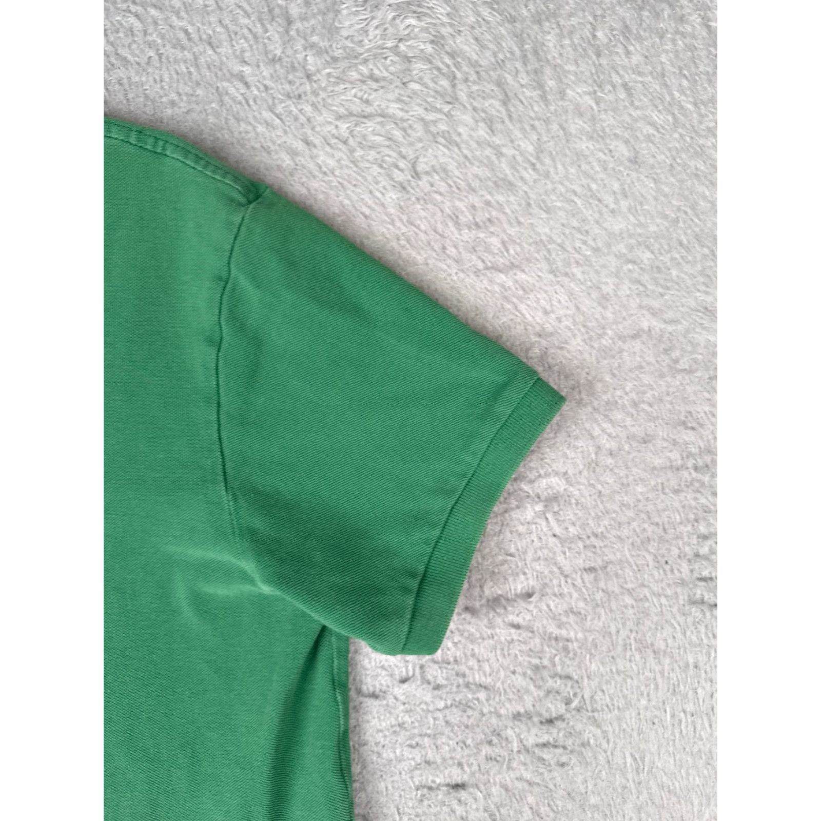 Ralph Lauren VINTAGE Ralph Lauren Polo Shirt Men Green 100% Cotton Large Regular Fit Polo Shirt Short Sleeve Classic Logo, Embroidered, Button Collar Mens Size US L / EU 52-54 / 3 - 2 Thumbnail