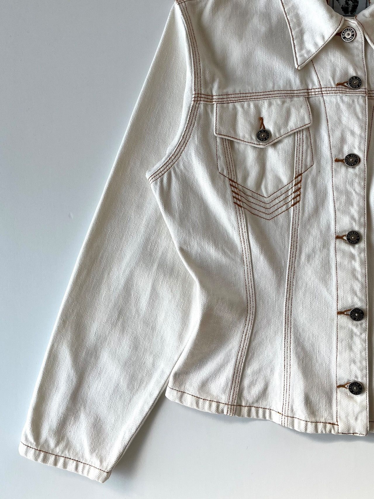Jean Paul Gaultier GAULTIER JEANS SS1994 Denim Trucker Jacket Size US XS / EU 42 / 0 - 2 Thumbnail