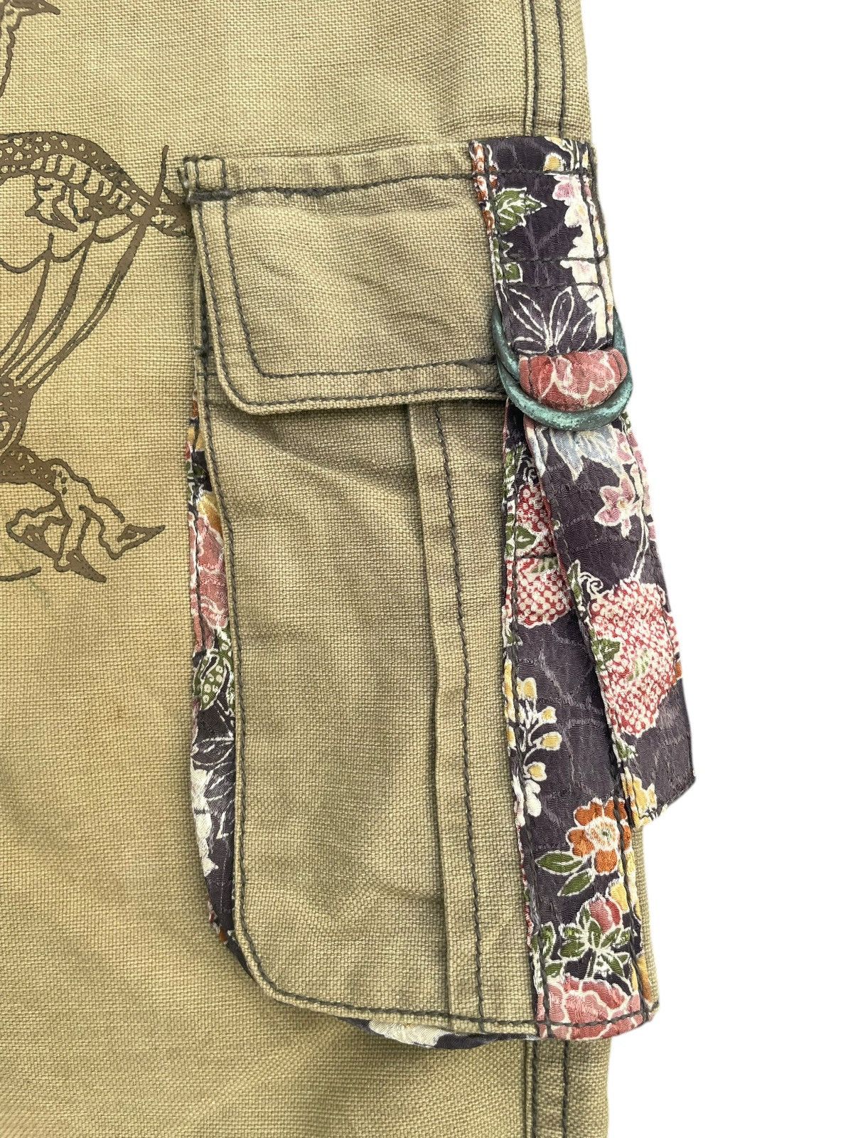 Japanese Brand Sukajan Cargo Short Size US 36 / EU 52 - 5 Thumbnail