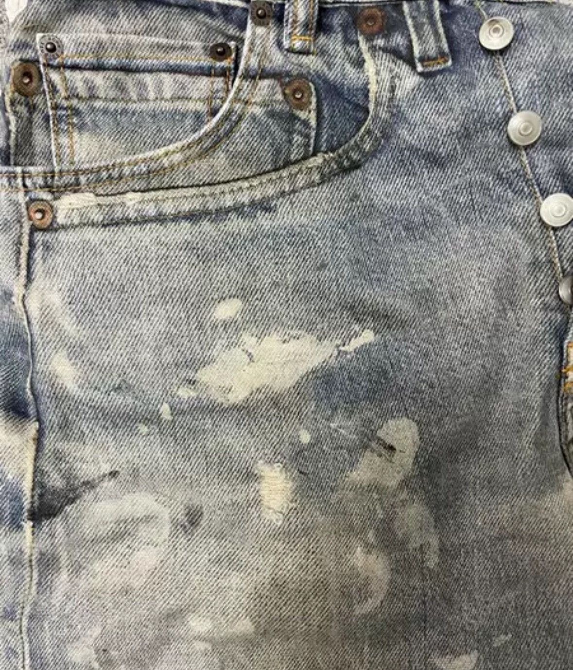 Acne Studios Acne studios Digital print splash-ink jeans Size US 44 / EU 60 - 3 Thumbnail