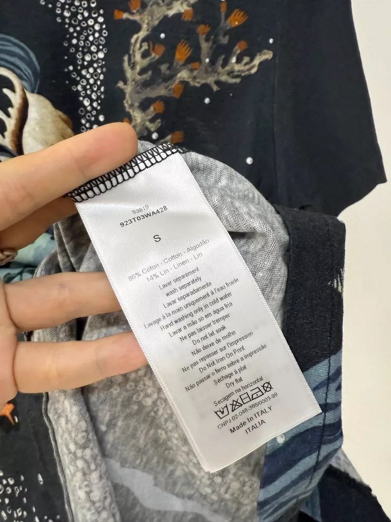 Dior Dior Print Short Sleeve TShirt-2506 Size S / US 4 / IT 40 - 5 Thumbnail