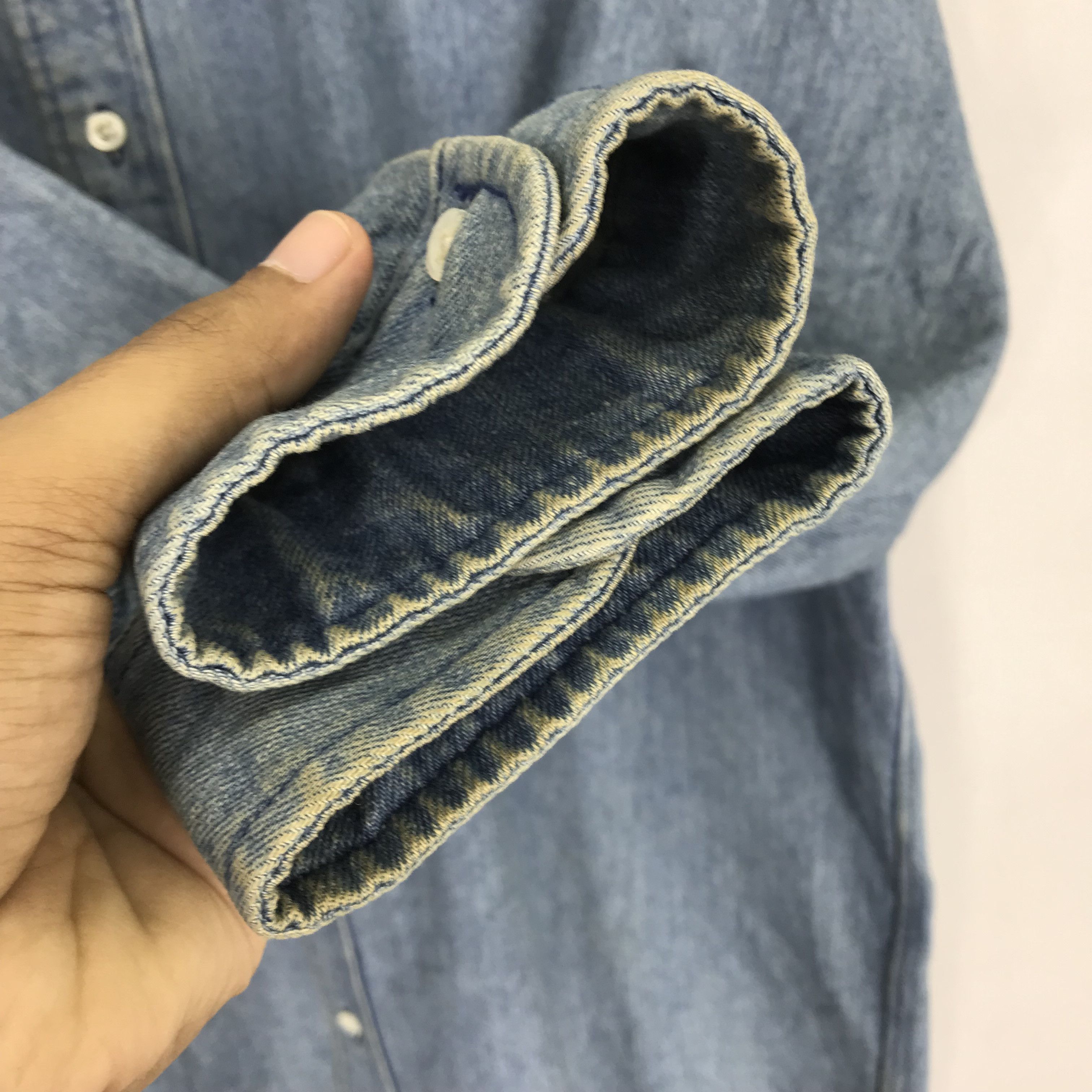 Polo Ralph Lauren Vintage 90's Polo Country Ralph Lauren Polo Pony Jeans Shirt Size US L / EU 52-54 / 3 - 7 Thumbnail