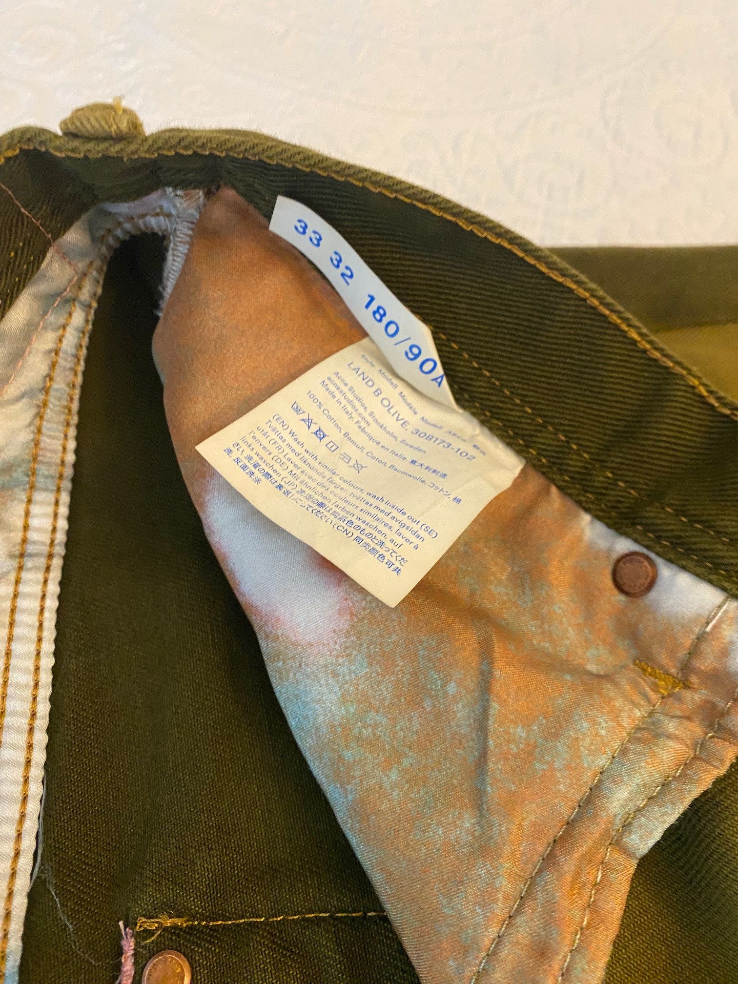 Acne Studios Acne Studios Bi Colour Jeans Size US 33 - 6 Thumbnail