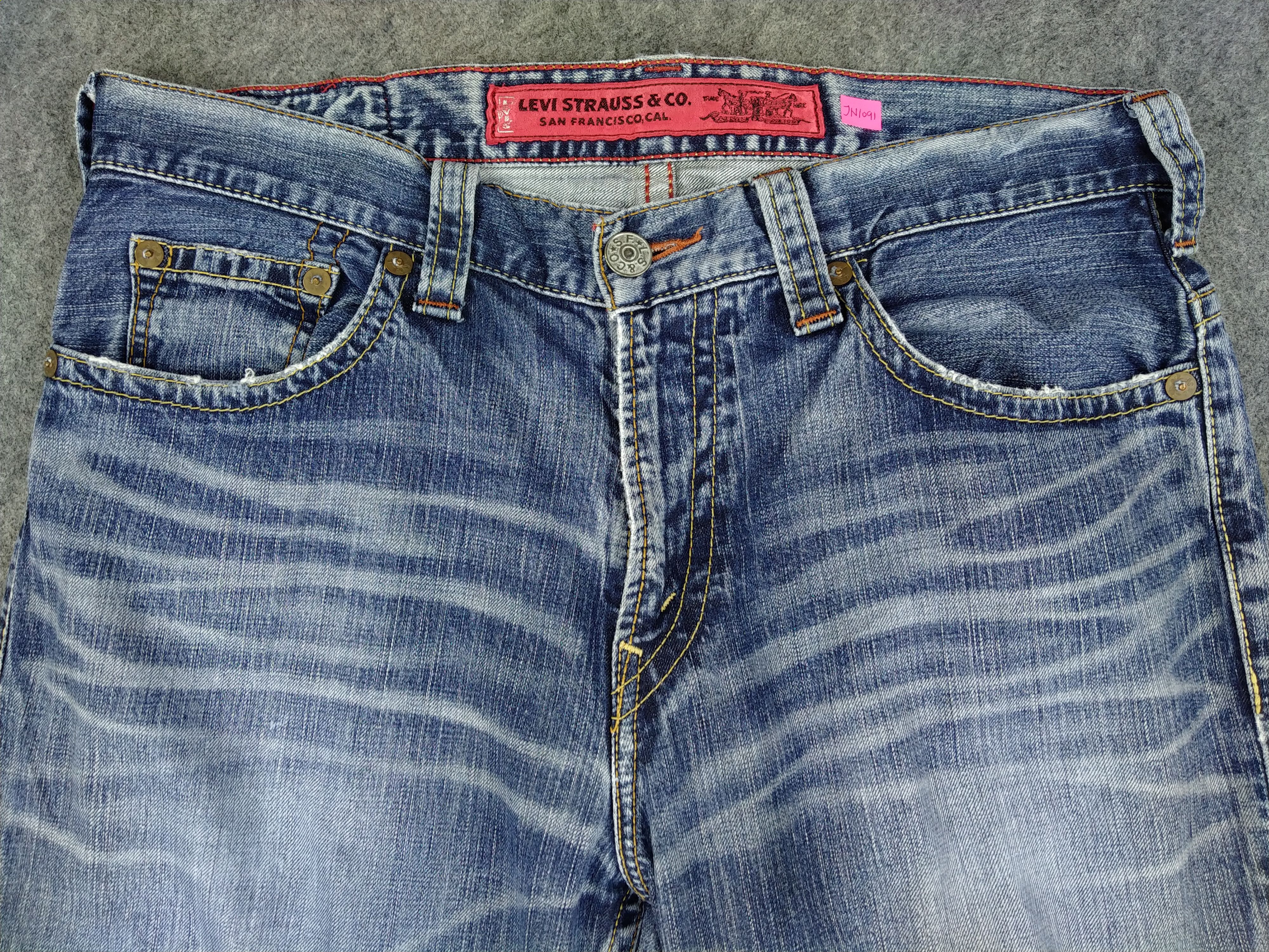 Levi's Whisker Blue Vintage Levi's 502 Jeans 36x31.5 Denim -JN1091 Size US 36 / EU 52 - 3 Thumbnail