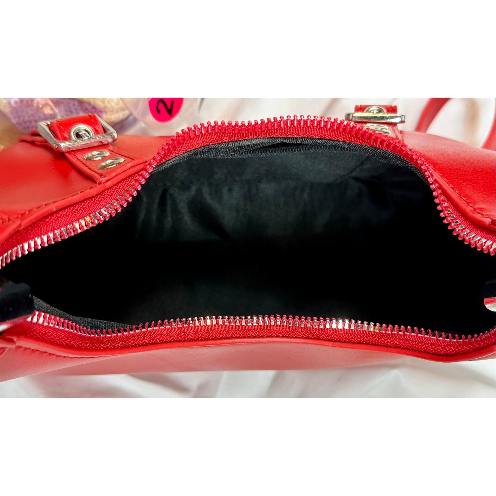 Other 8 Other Reasons Delphine Double Buckle Shoulder bag Red Size ONE SIZE - 13 Thumbnail