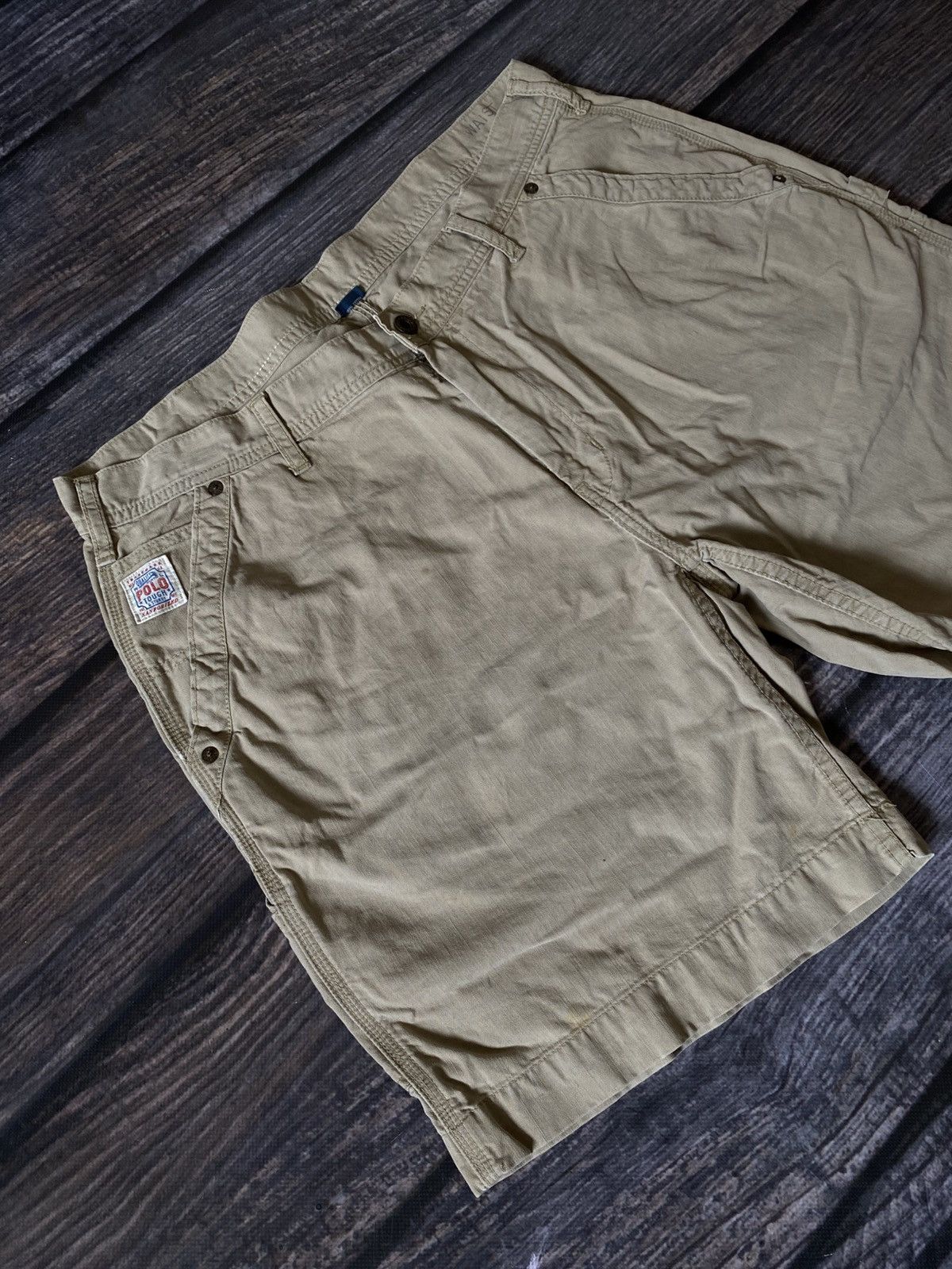 Polo Ralph Lauren × Ralph Lauren × Vintage Ralph Lauren cargo work short 90s Size US 36 / EU 52 - 3 Thumbnail