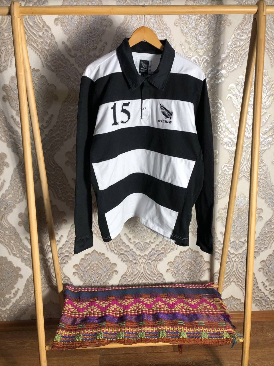 Canterbury of New Zealand VINTAGE CANTERBURY NEW ZEALAND RETRO RUGBY JERSEY Y2K 90s Size US XXL / EU 58 / 5 - 1 Thumbnail