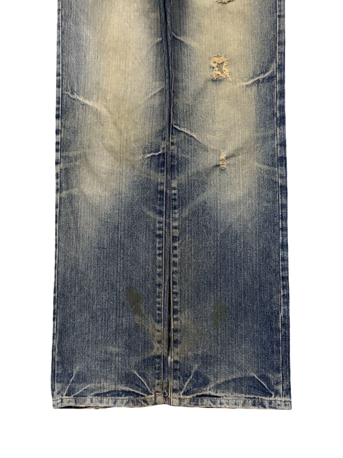 Hysteric Glamour Vintage Y2K Japanese Brand distressed jeans Crazy Fade | W31 Size US 31 - 6 Thumbnail