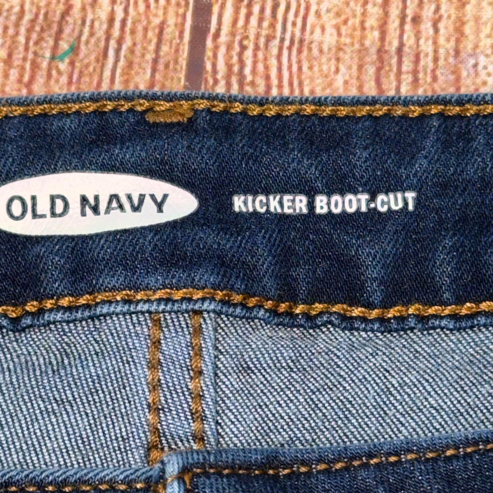 Old Navy Old Navy Kicker Boot-Cut Jeans Size 20 Size 42" / US 20 - 3 Thumbnail