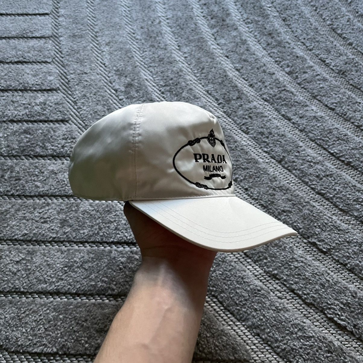 Prada Prada Milano Big Logo Cap Luxury Nylon Metal Size ONE SIZE - 2 Thumbnail