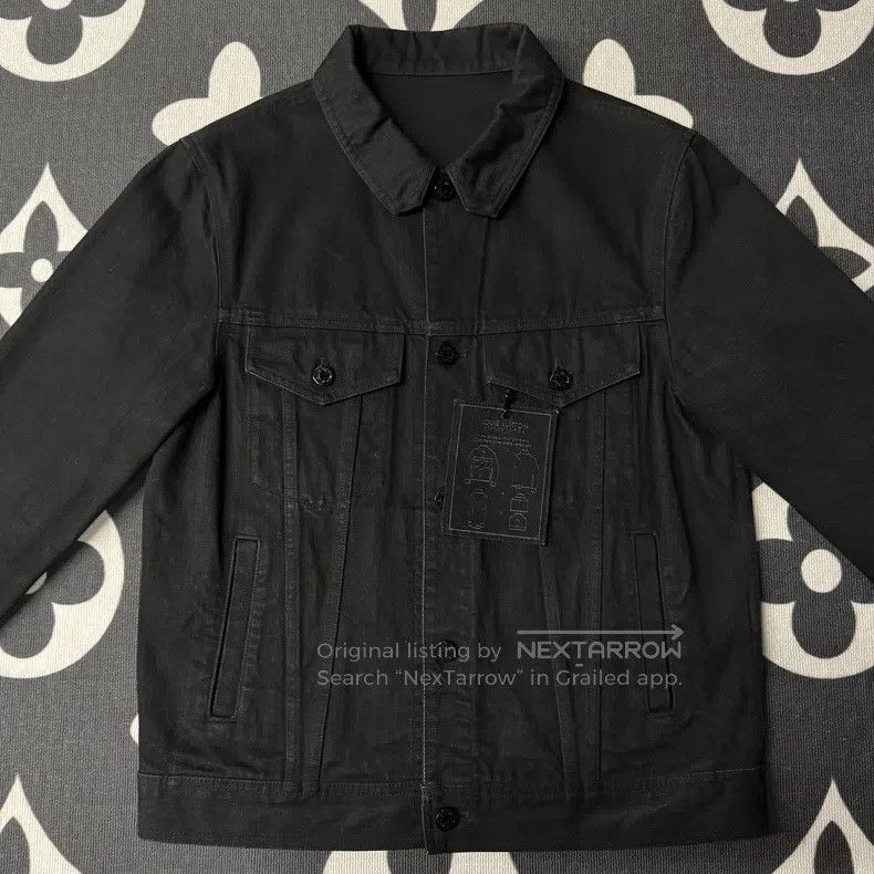 Louis Vuitton Louis Vuitton Black DNA tag denim jacket Size US M / EU 48-50 / 2 - 1 Thumbnail