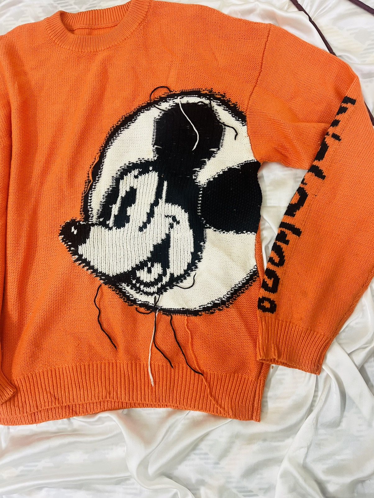 Other Oversized orange graphic mickey mouse sweater Size L / US 10 / IT 46 - 4 Thumbnail