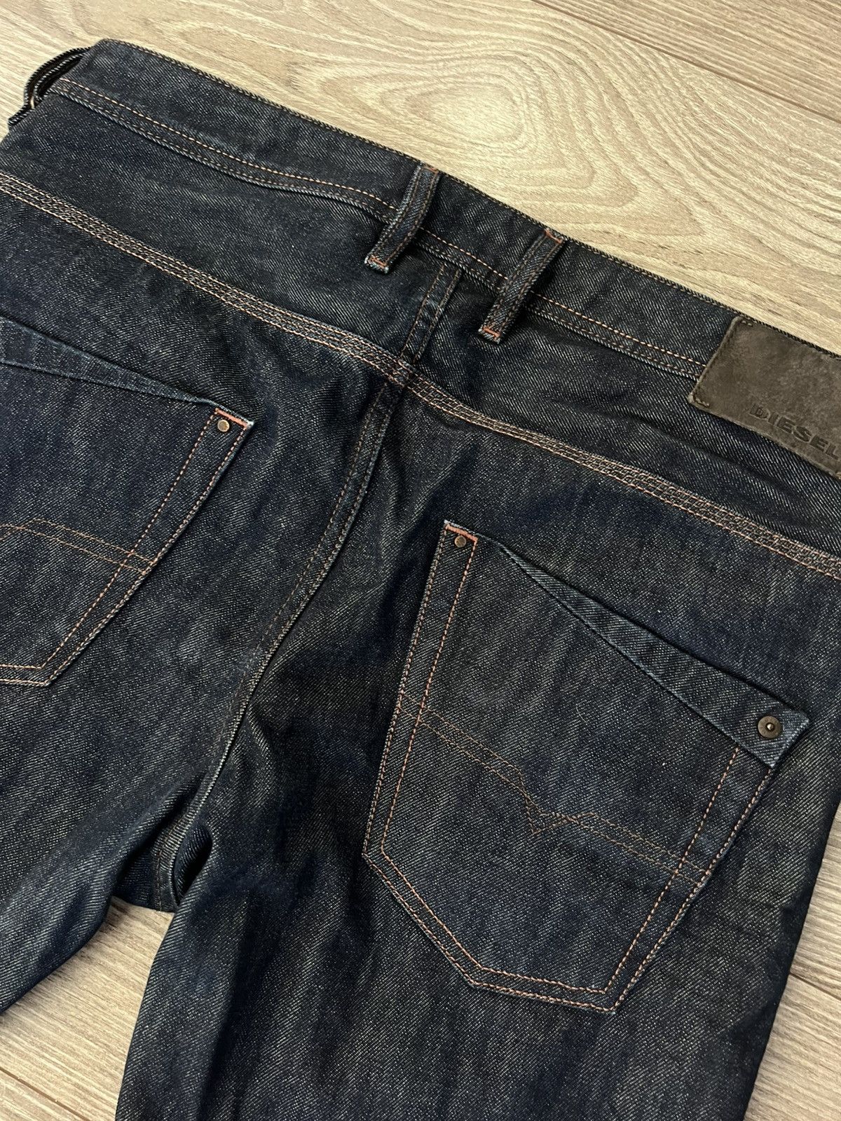 Diesel Diesel Avant Garde Krooley Regular Slim-Carrot Selvage Jeans Size US 33 - 3 Thumbnail