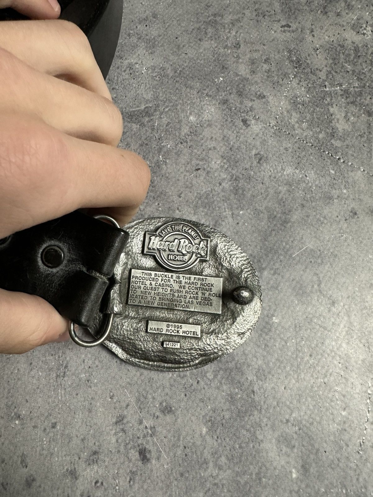 Hard Rock Cafe 🌍RARE Hard Rock Belt USA🌍 Size ONE SIZE - 4 Thumbnail