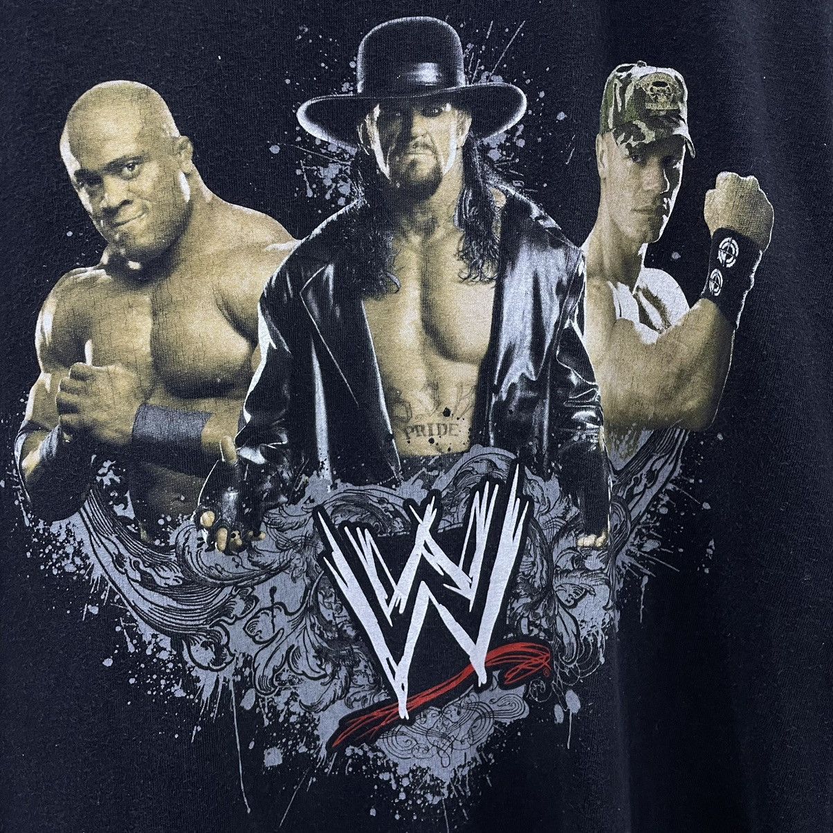 Vintage × WCW/nWo × WWE VTG 2007 WWE Bobby Lashley The Undertaker John Cena  T Shirt | Grailed, image size:1204x1204