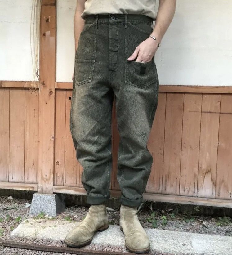 Kapital Kapital Kountry Sashiko Duck Fatigue Denim Pants Size US 30 / EU 46 - 1 Thumbnail