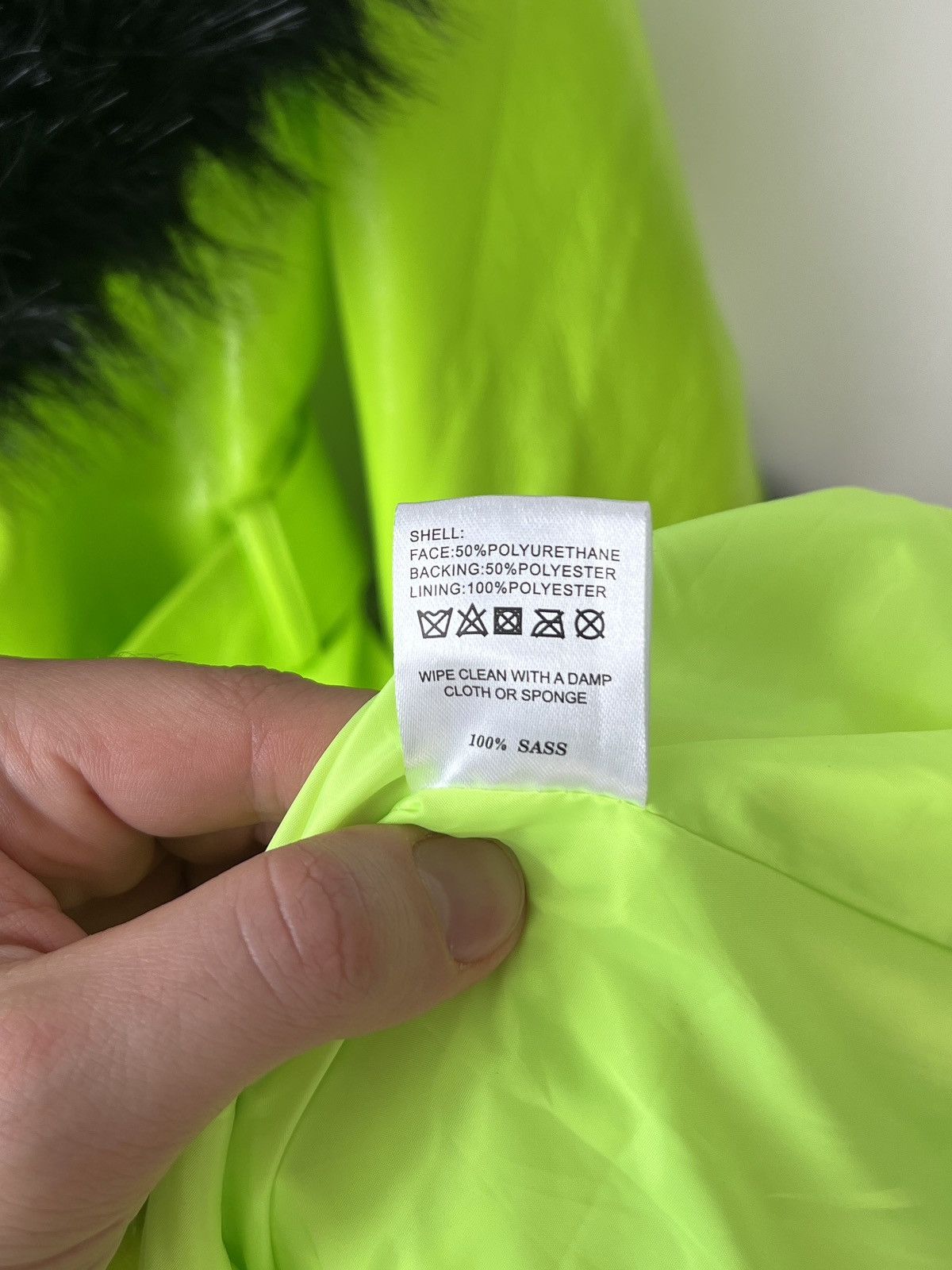 Jaded London Jaded London Neon Green Trench Coat Faux Fur Trims UK10 Size S / US 4 / IT 40 - 9 Thumbnail