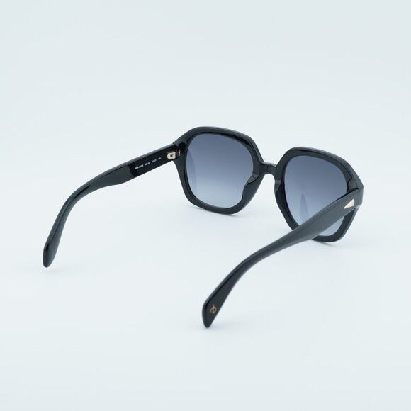 Rag & Bone Rag & Bone RNB1063/S 0807 9O Sunglasses Black Square Frame Size ONE SIZE - 7 Thumbnail