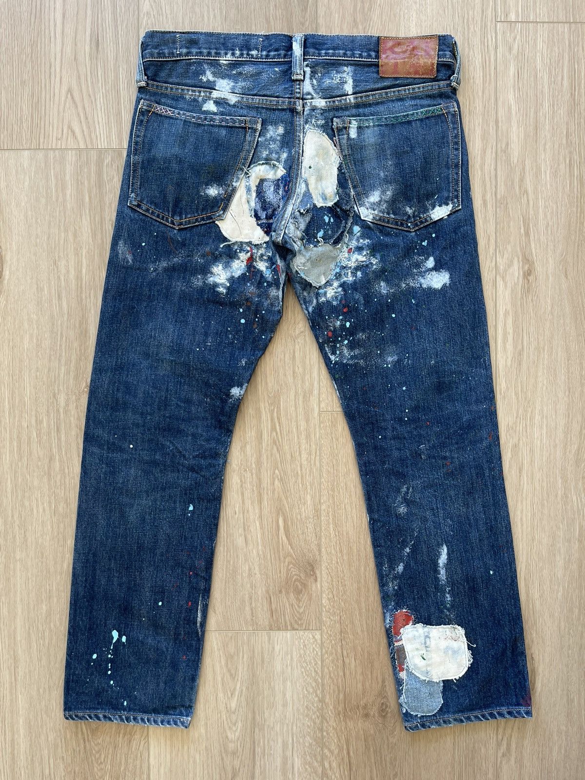 Kapital KAPITAL Vintage Sashiko Boro Patchwork Denim Jeans Size US 29 - 2 Thumbnail